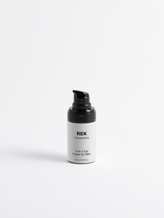 3 - in - 1 Eye Cream for Men – Anti - Aging & Hydrating | Luxury Clean Beauty by REK Cosmetics