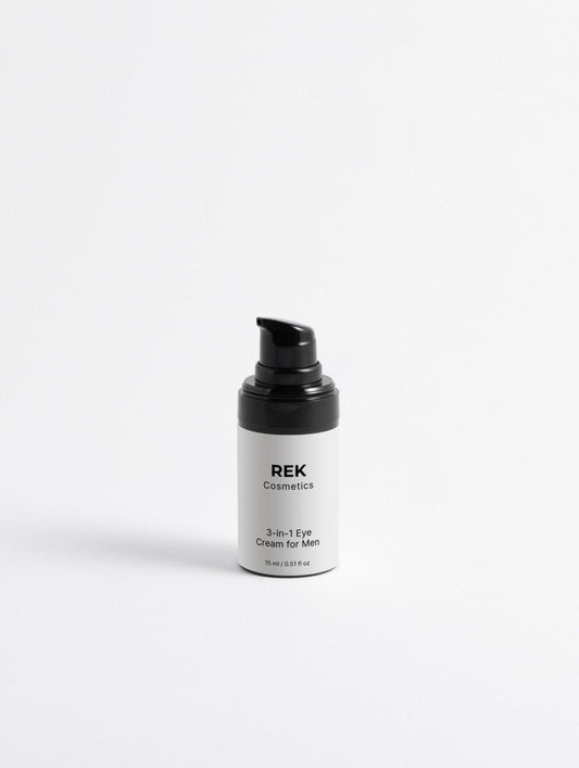 3 - in - 1 Eye Cream for Men – Anti - Aging & Hydrating | Luxury Clean Beauty by REK Cosmetics