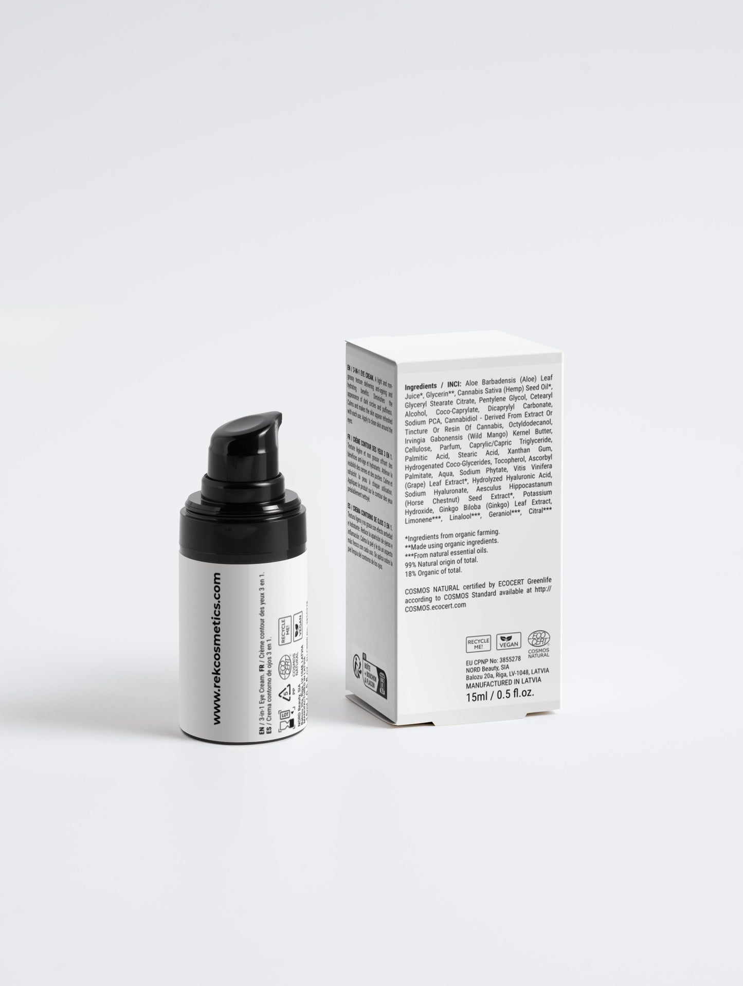 3-in-1 Eye Cream for Men | Multifunctional Anti-Aging Eye Cream | REK Cosmetics