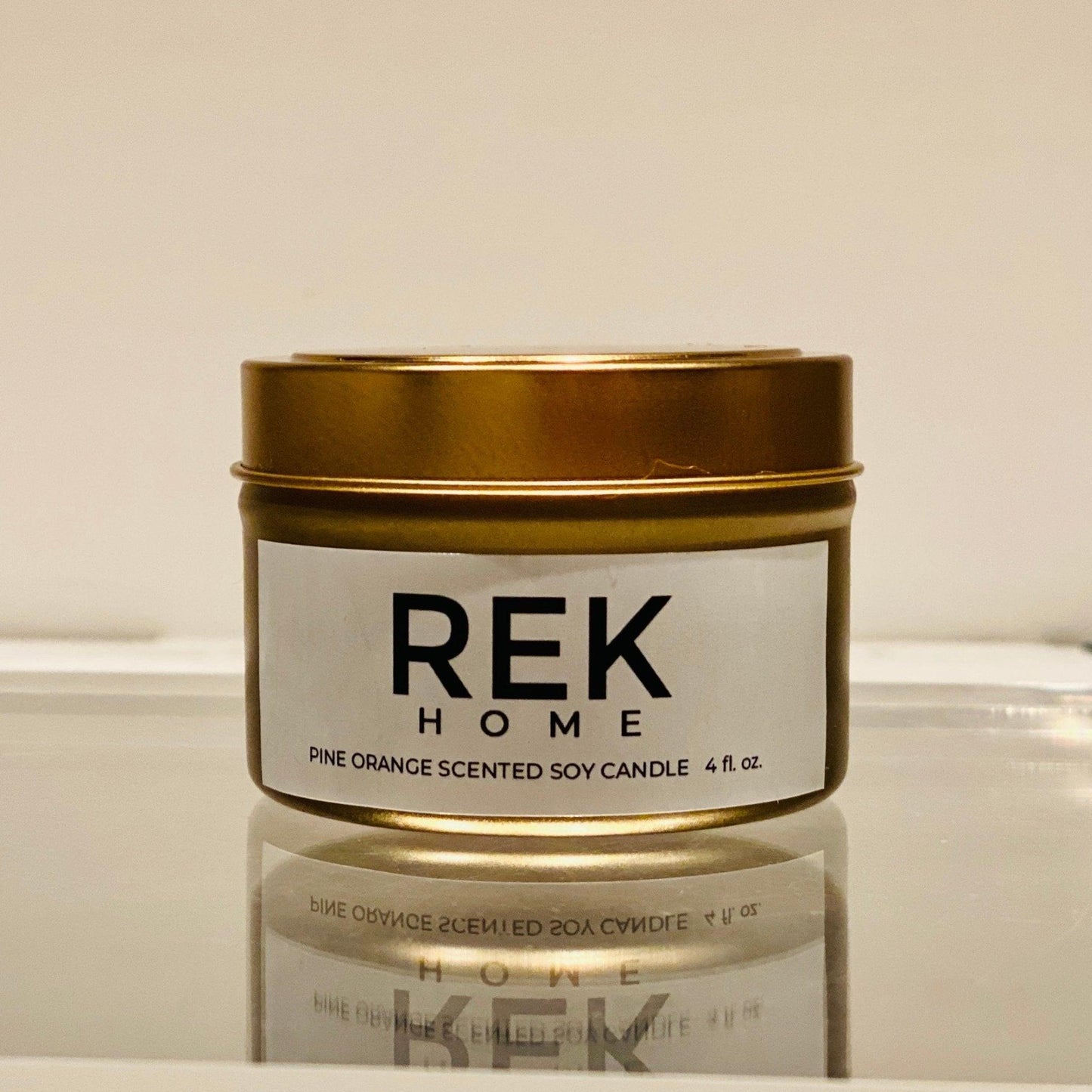 Pine Orange Soy Candle | Luxury Clean Beauty by REK Cosmetics