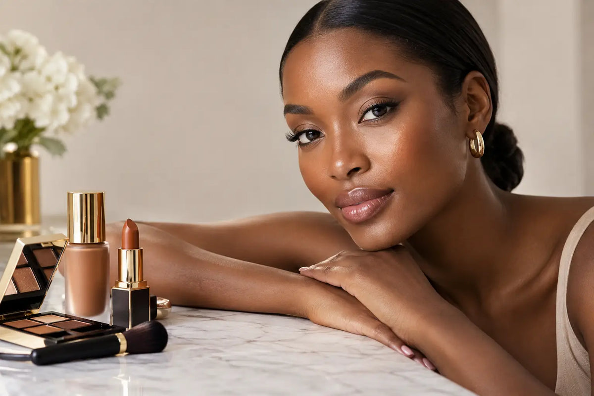 Luxury Makeup for Deeper Skin Tones That Performs