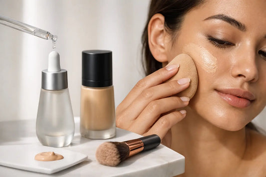 How to Layer Serum Foundation Flawlessly