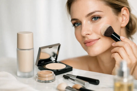Sensitive Skin Makeup Routine Example