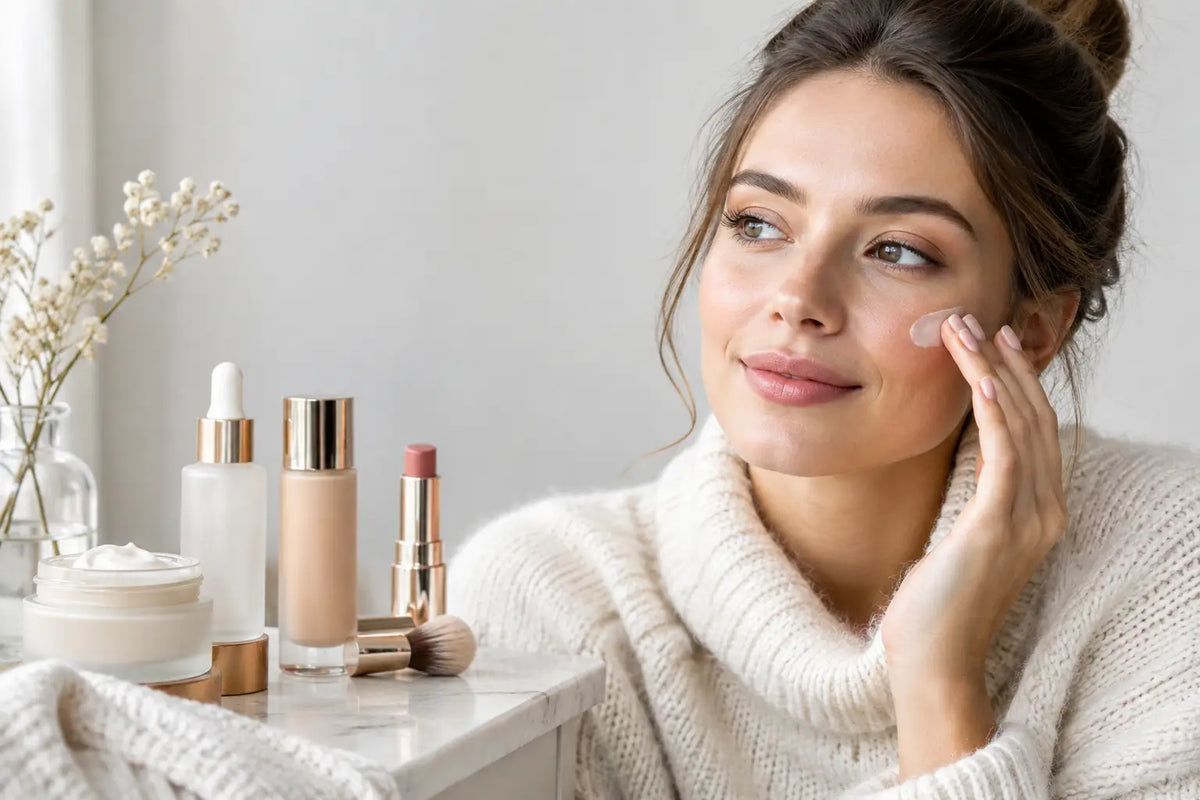 Gentle Hydrating Makeup Routine for Winter Dry Skin