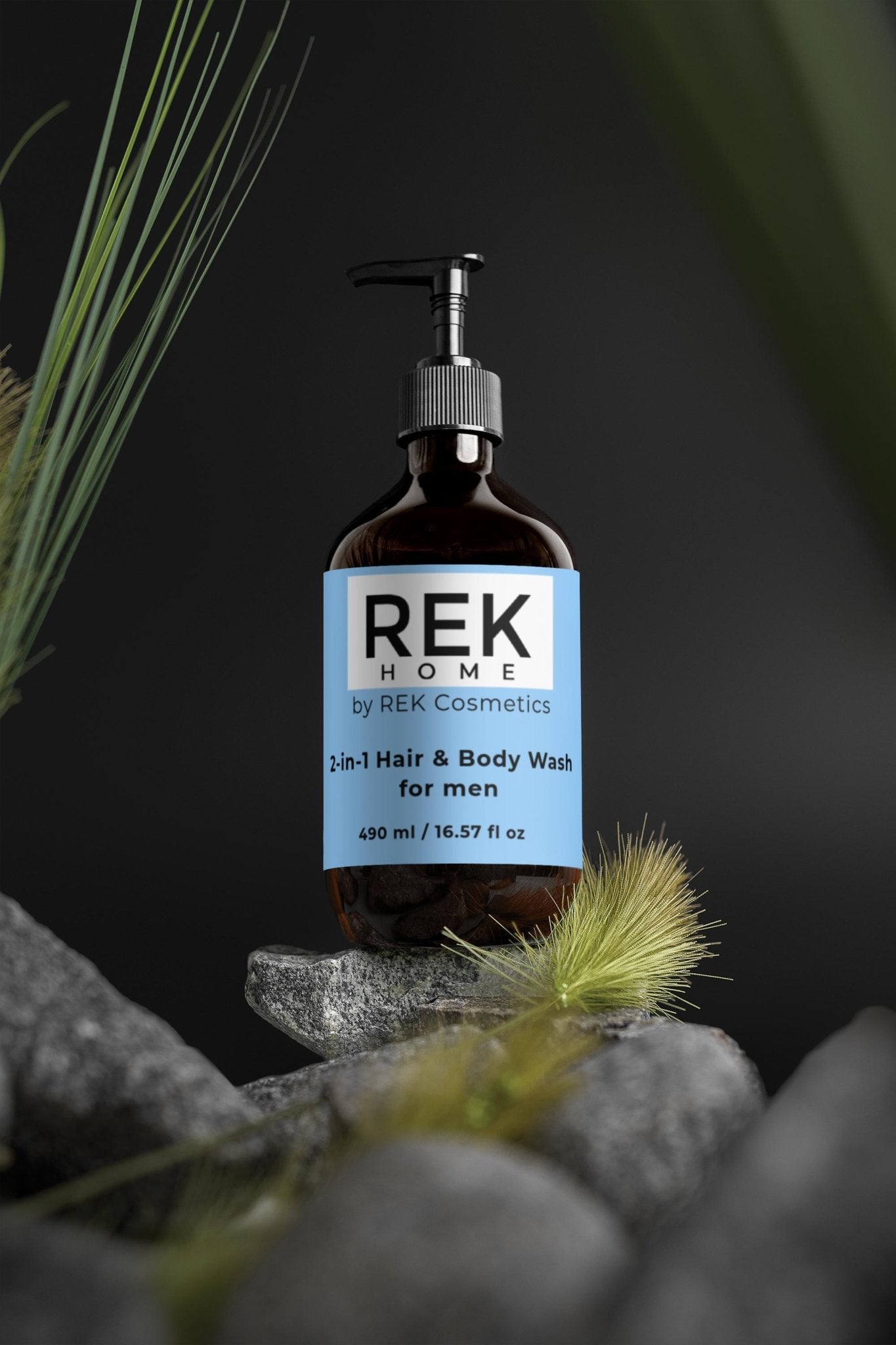 2 - in - 1 Hair & Body Wash for men | Luxury Clean Beauty by REK Cosmetics