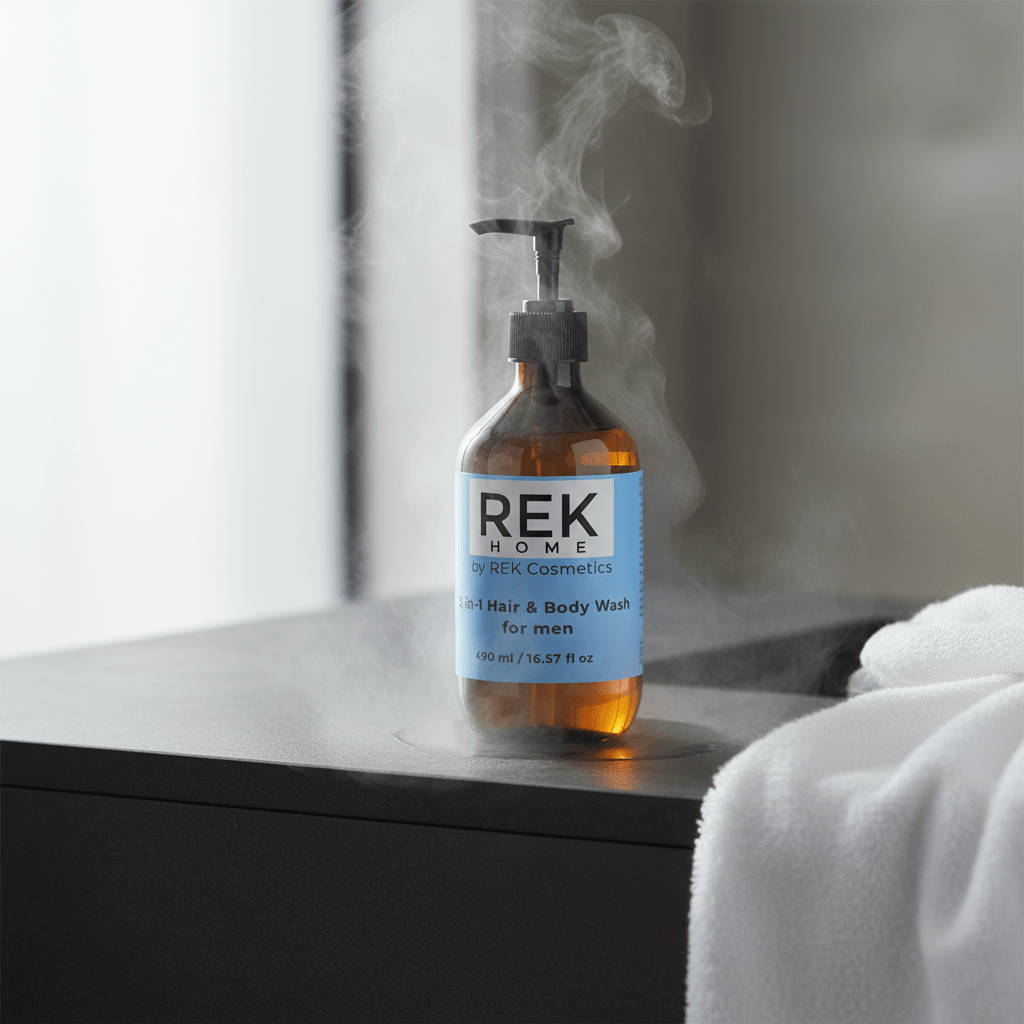 2 - in - 1 Hair & Body Wash for men | Luxury Clean Beauty by REK Cosmetics