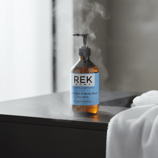 2 - in - 1 Hair & Body Wash for men | Luxury Clean Beauty by REK Cosmetics