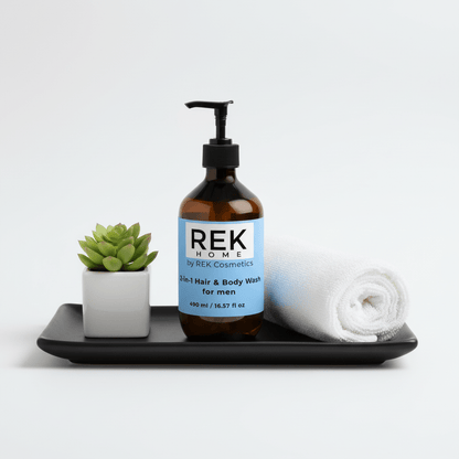 2 - in - 1 Hair & Body Wash for men | Luxury Clean Beauty by REK Cosmetics