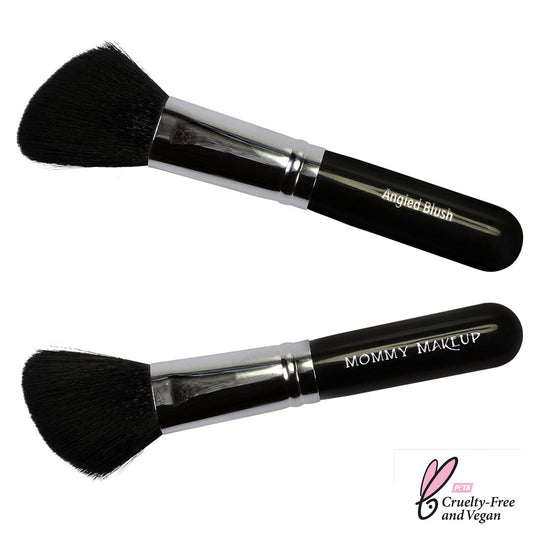 Angled Blush Brush - Hand cut, Vegan, Cruelty-free