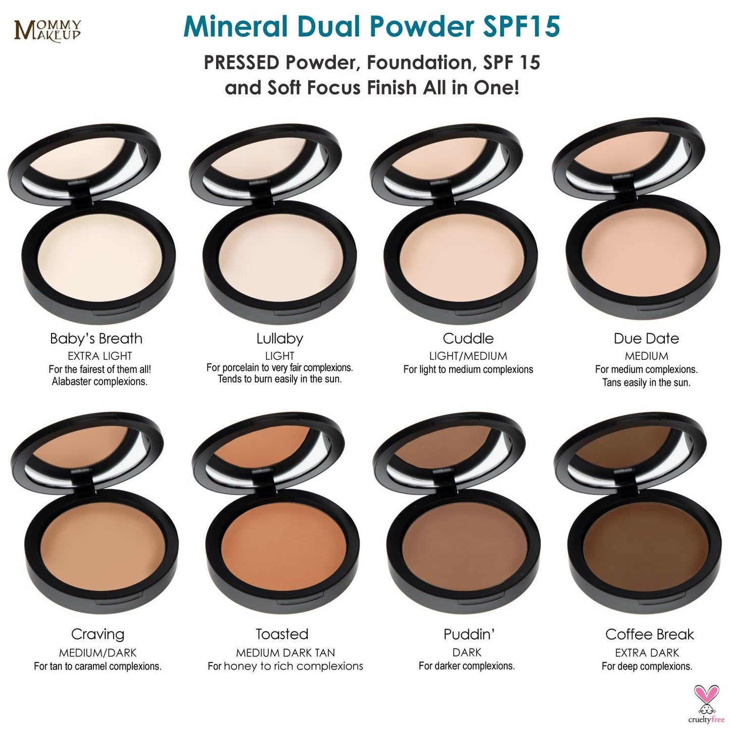 Mineral Based Powder Foundation SPF 15 - CUDDLE