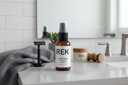 Beard Wash - Bathroom Setting