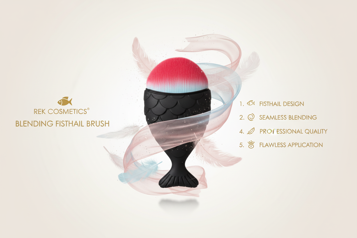 Blending Fishtail Brush - Benefits Showcase