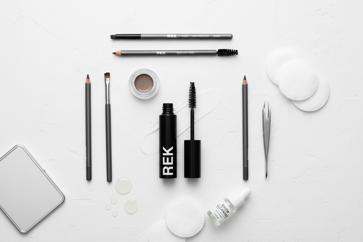 Brow Set Gel - Brow Routine Flat Lay