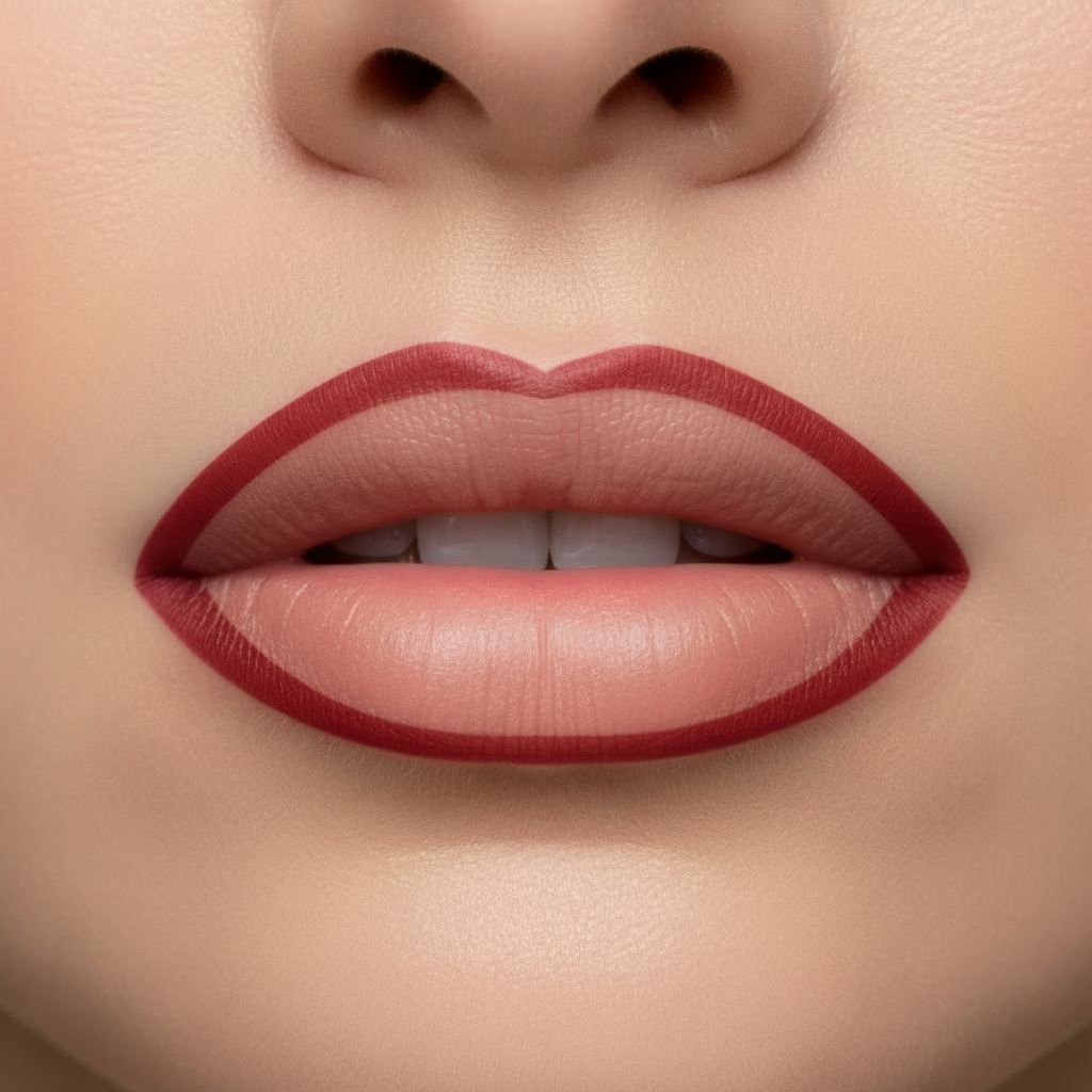 Caliente Lip Liner Outline - Color Corrected