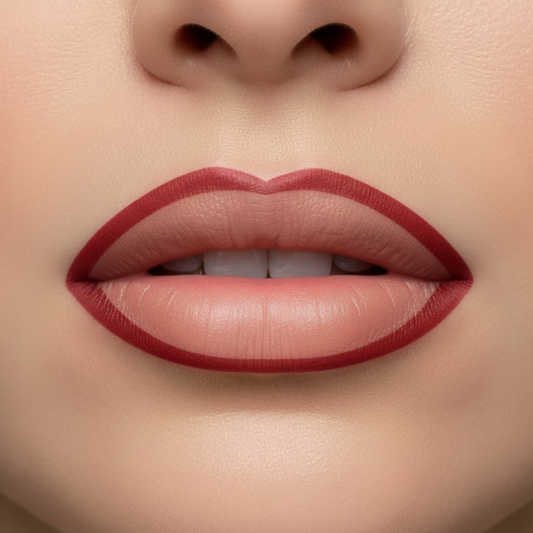 Caliente Lip Liner Outline - Color Corrected