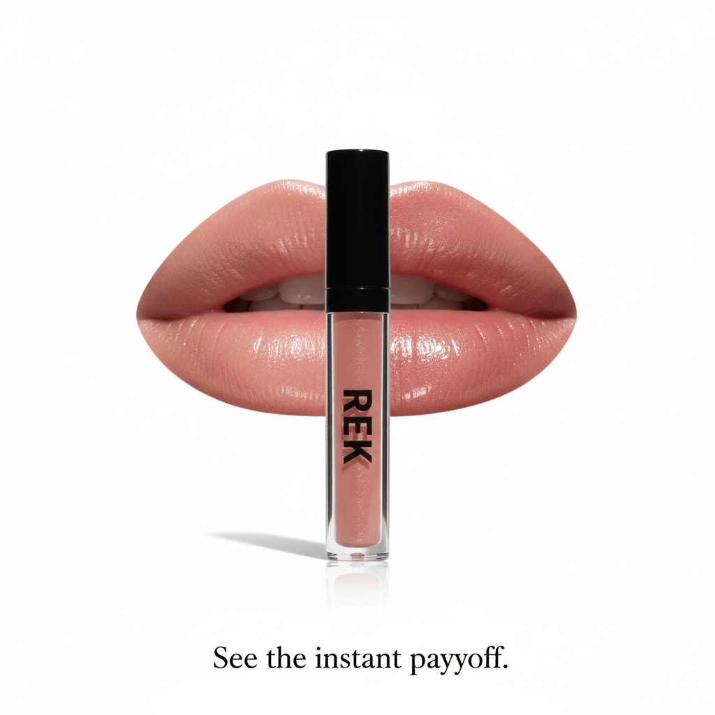 Dainty | Plumping Gloss | REK Cosmetics | Luxury Clean Beauty by REK Cosmetics