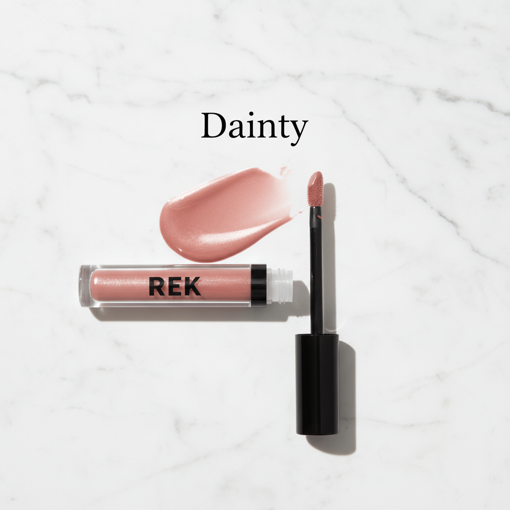 Dainty | Plumping Gloss | REK Cosmetics | Luxury Clean Beauty by REK Cosmetics