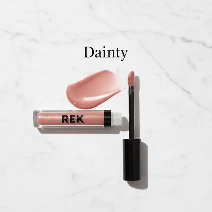 Dainty | Plumping Gloss | REK Cosmetics | Luxury Clean Beauty by REK Cosmetics
