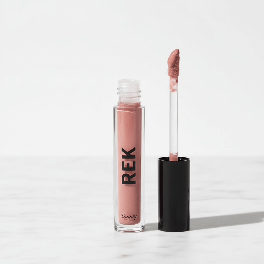 Dainty | Plumping Gloss | REK Cosmetics | Luxury Clean Beauty by REK Cosmetics