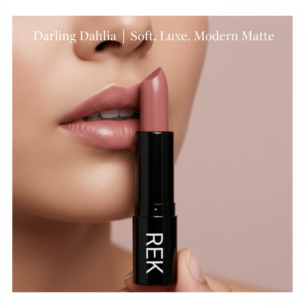 Darling Dahlia | Cream Lipstick | REK Cosmetics | Luxury Clean Beauty by REK Cosmetics