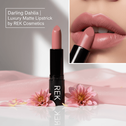Darling Dahlia | Cream Lipstick | REK Cosmetics | Luxury Clean Beauty by REK Cosmetics
