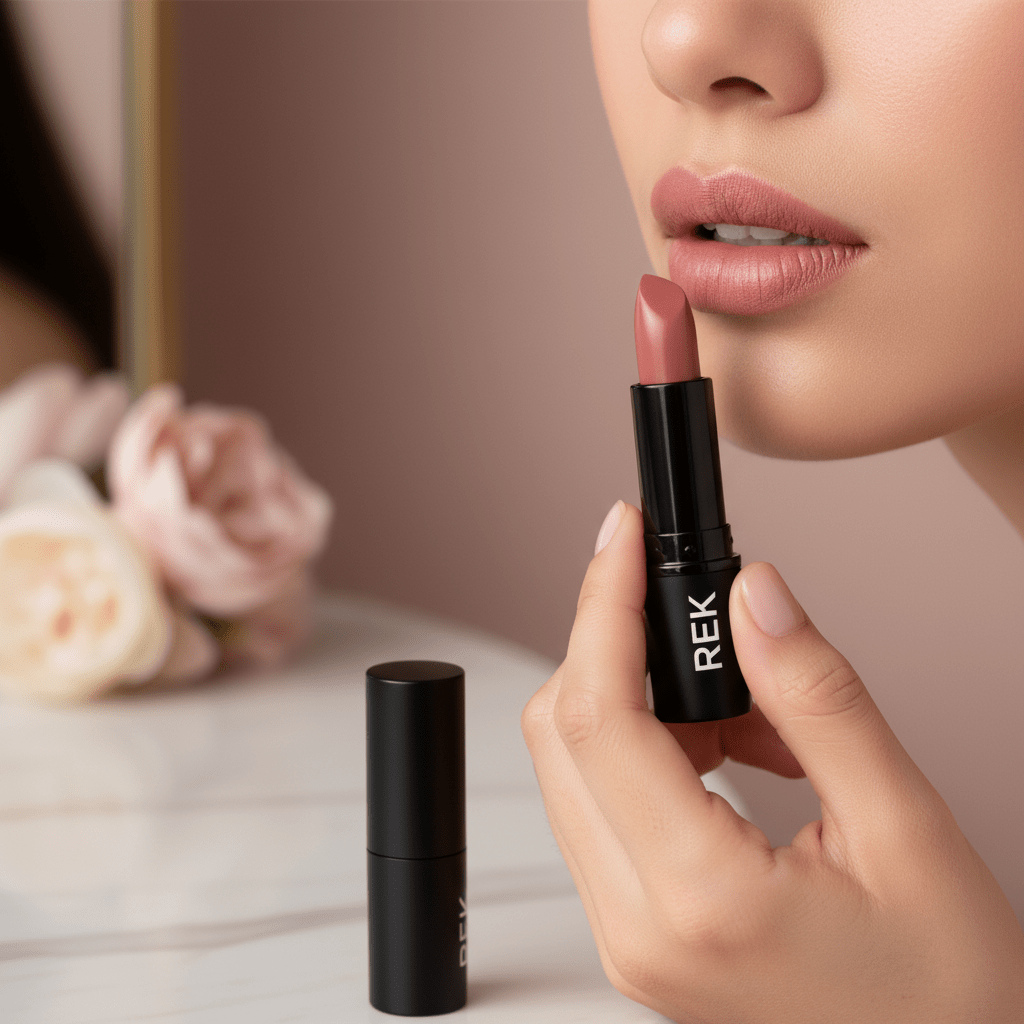 Darling Dahlia | Cream Lipstick | REK Cosmetics | Luxury Clean Beauty by REK Cosmetics