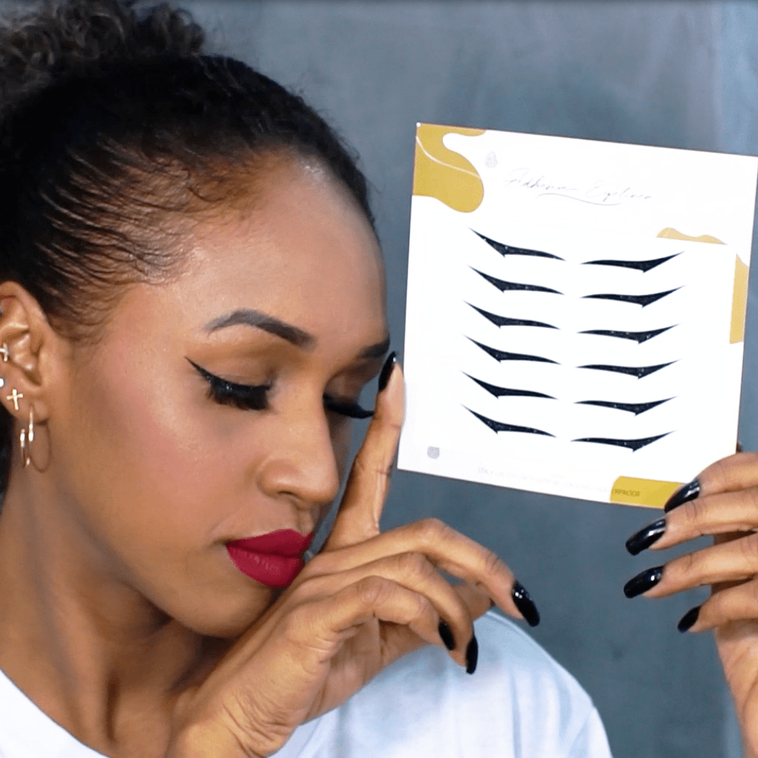 Eyeliner Sticker Kitten Black 6 Pairs | Luxury Clean Beauty by REK Cosmetics
