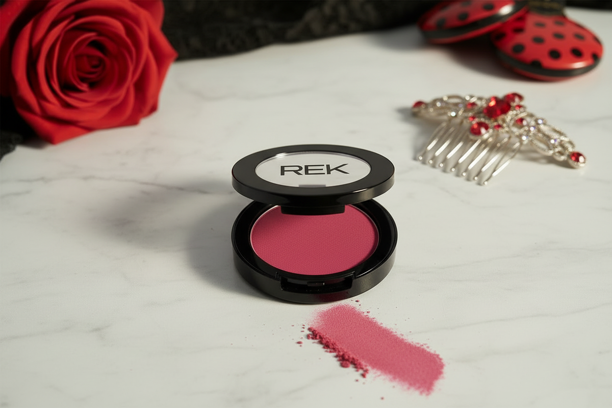 Flamenco Mineral Blush - Close-up on Marble