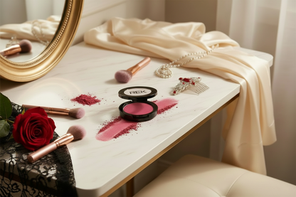 Flamenco Mineral Blush - Vanity Setting (Realistic Proportions)