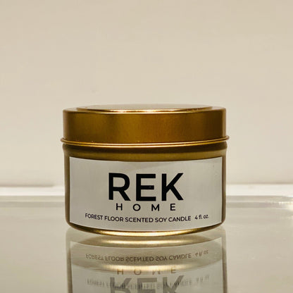 Forest Floor Soy Candle | Luxury Clean Beauty by REK Cosmetics