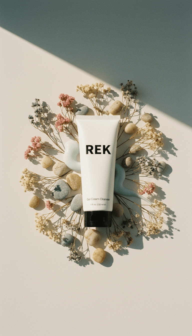 Gel Cream Cleanser – Hydrating & Gentle | REK Cosmetics | Luxury Clean Beauty by REK Cosmetics