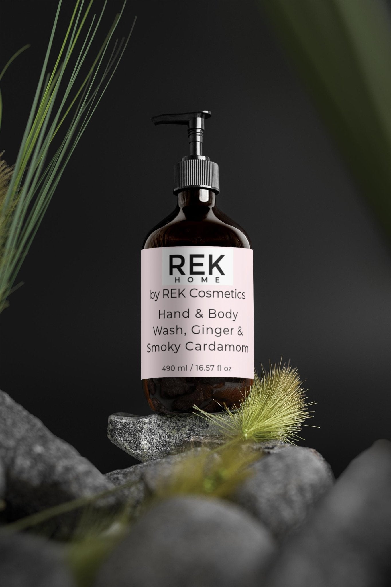 Ginger & Smoky Cardamom Hand & Body Wash | Luxury Clean Beauty by REK Cosmetics