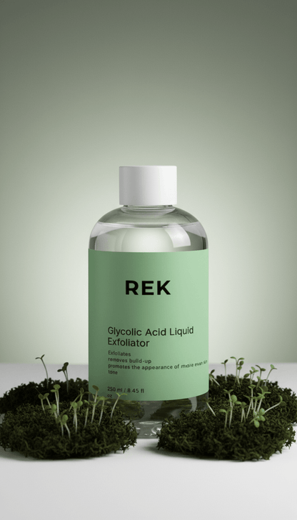 Glycolic Acid Liquid Exfoliator | Luxury Clean Beauty by REK Cosmetics