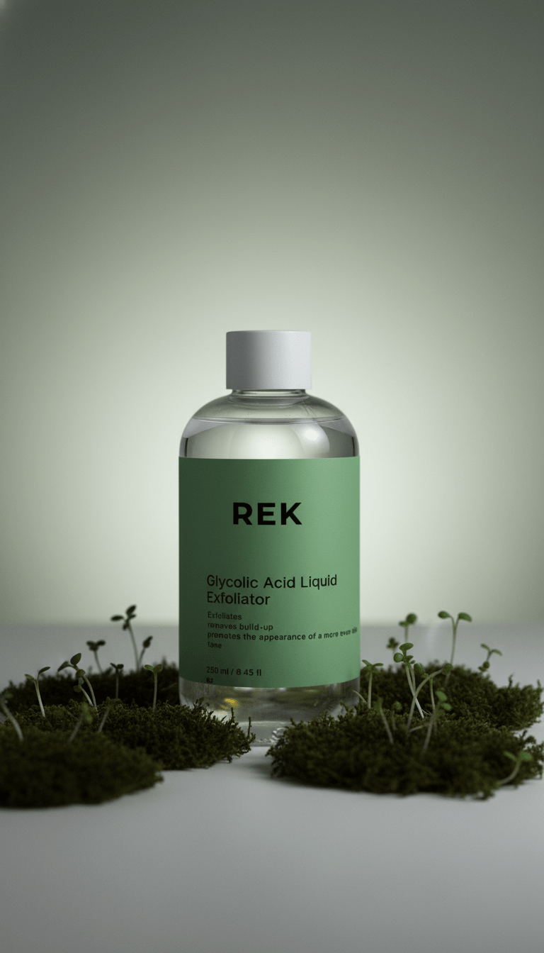Glycolic Acid Liquid Exfoliator | Luxury Clean Beauty by REK Cosmetics