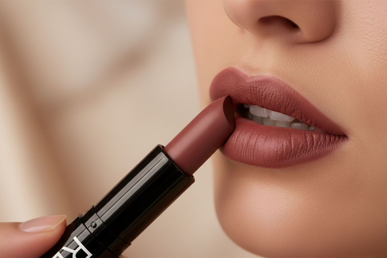 Jada Matte Lipstick - Lip Application