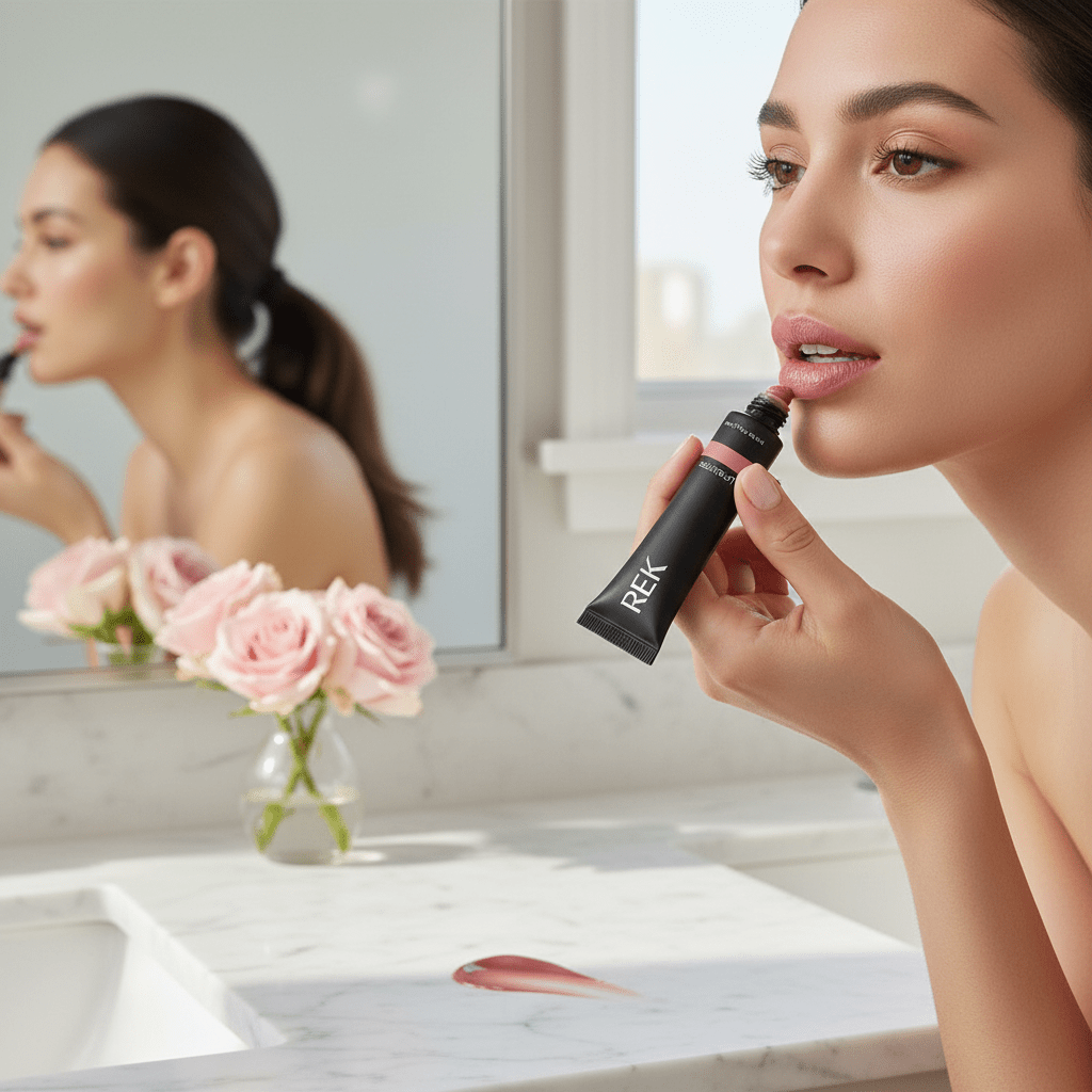 Lip Butter nourishing lip treatment providing deep hydration and care for soft, healthy lips