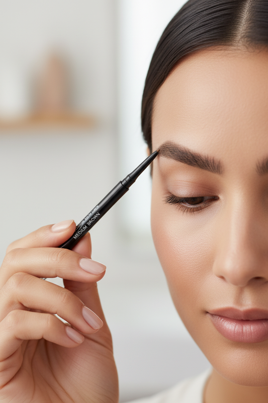 Medium Brown Brow Liner Application