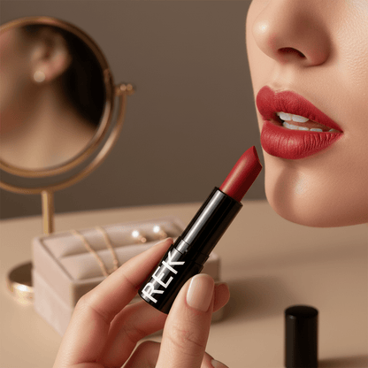 Megan | Luxury Matte Lipstick | REK Cosmetics | Luxury Clean Beauty by REK Cosmetics