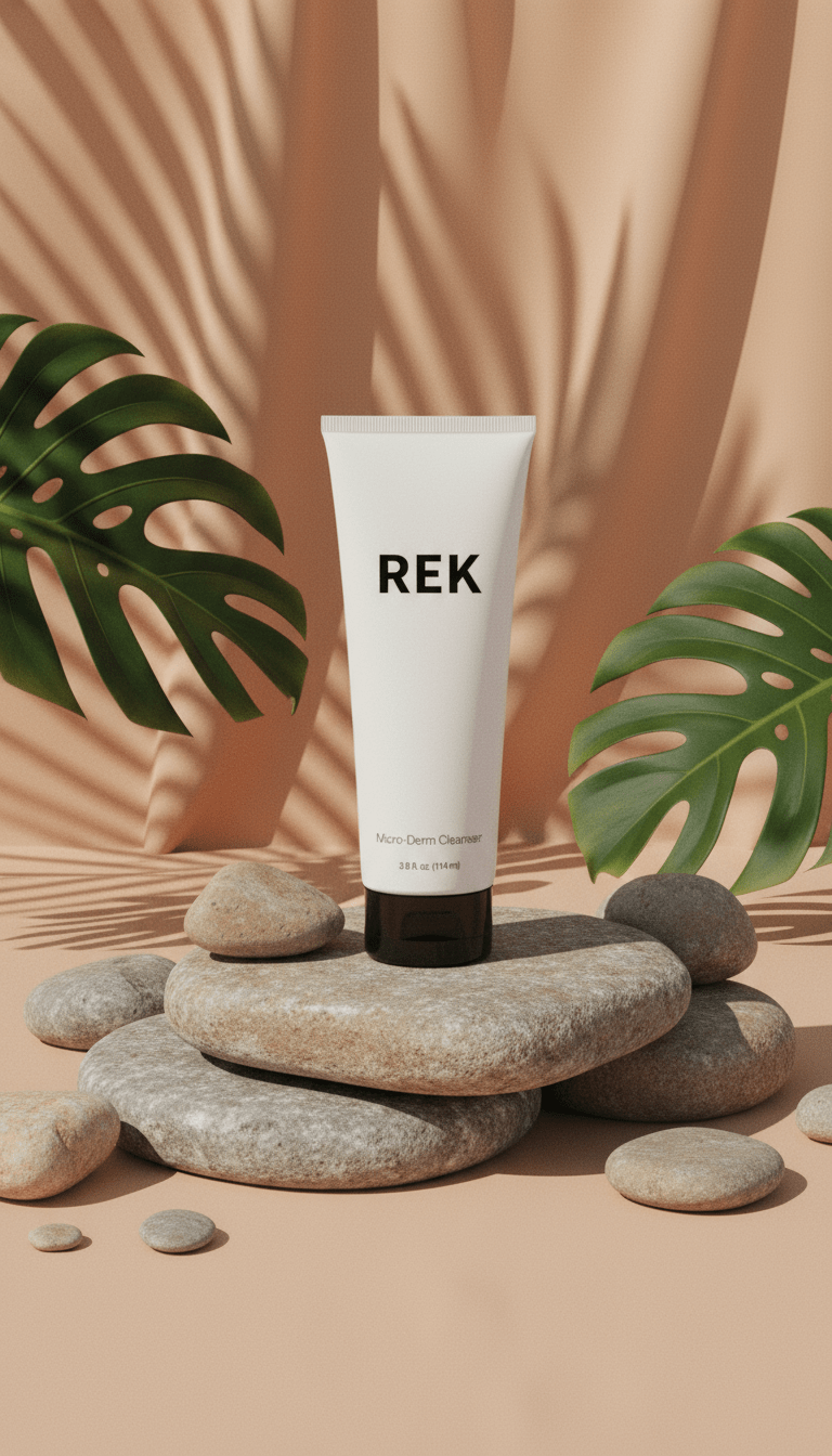 Micro - Derm Cleanser – Exfoliating & Renewing | REK Cosmetics | Luxury Clean Beauty by REK Cosmetics