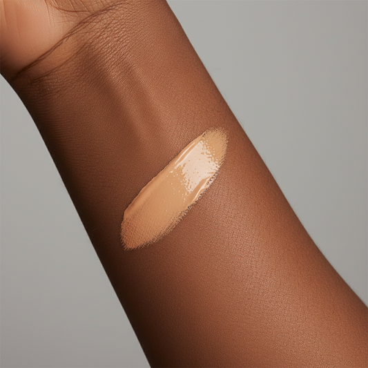 N35 Swatch on Darker Skin Tone