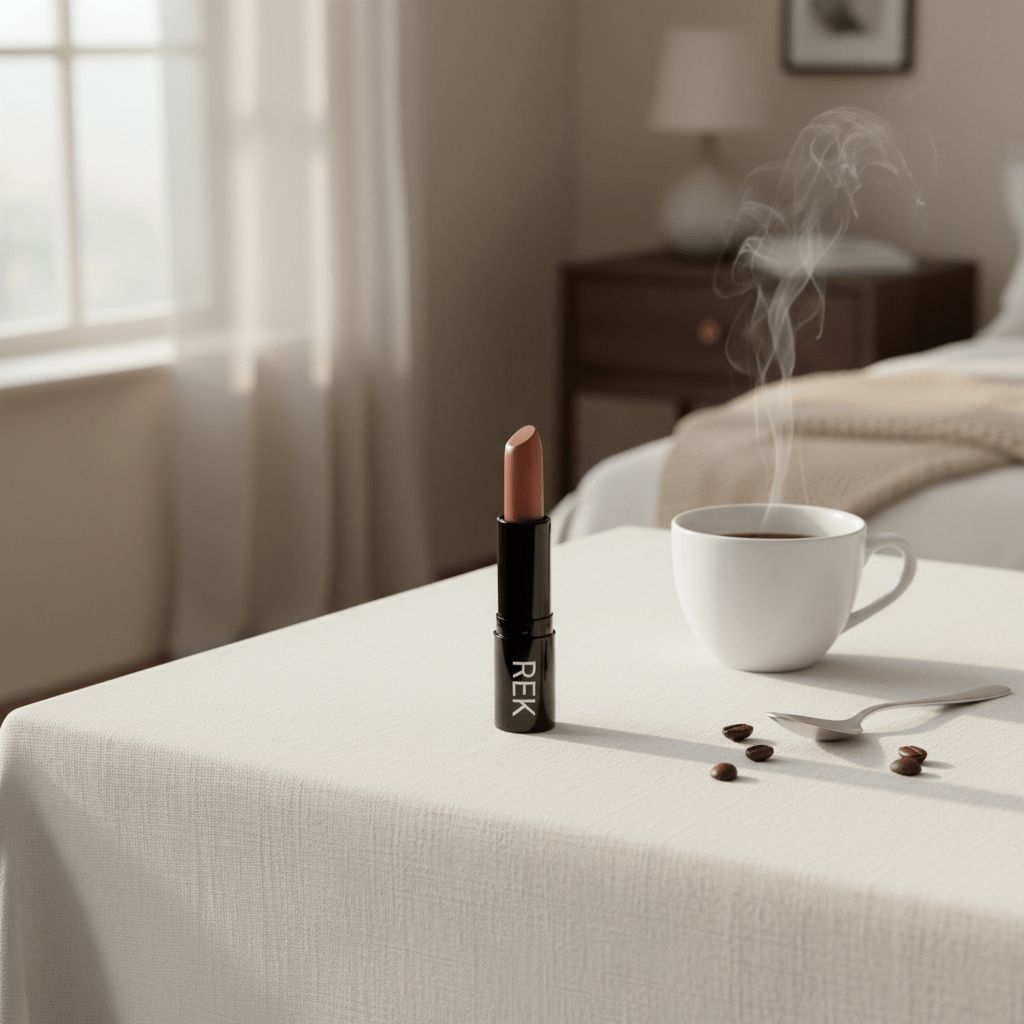 Naughty Nude | Cream Lipstick | REK Cosmetics | Luxury Clean Beauty by REK Cosmetics