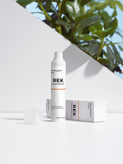 Nourishing Rich Cream Moisturizer | Luxury Clean Beauty by REK Cosmetics