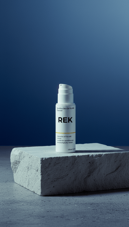 Oil - To - Milk Cleanser – Sensitive Skin Formula | Luxury Clean Beauty by REK Cosmetics