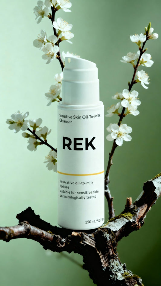 Oil - To - Milk Cleanser – Sensitive Skin Formula | Luxury Clean Beauty by REK Cosmetics