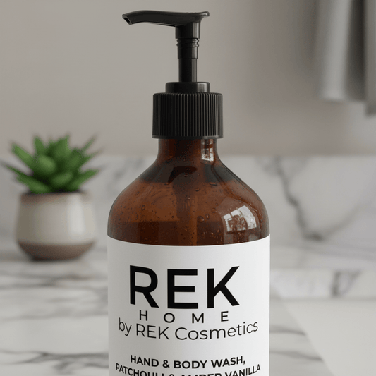 Patchouli & Amber Vanilla Hand & Body Wash | Luxury Clean Beauty by REK Cosmetics
