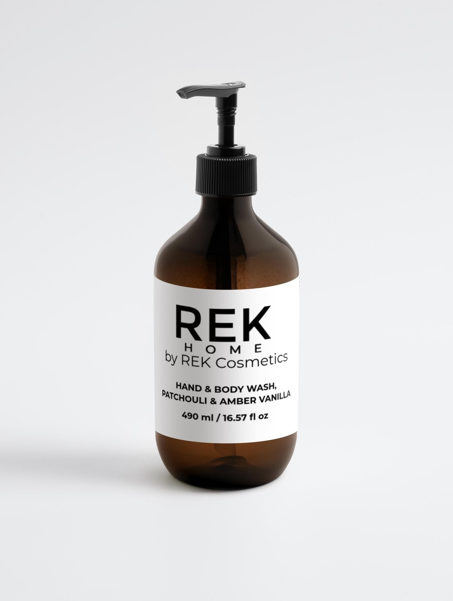 Patchouli & Amber Vanilla Hand & Body Wash | Luxury Clean Beauty by REK Cosmetics