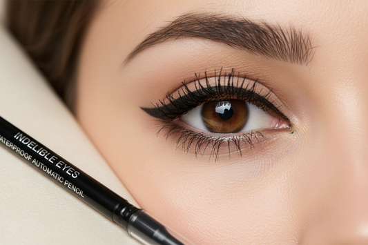 Pitch Black Eye Pencil - Lined Eye Result