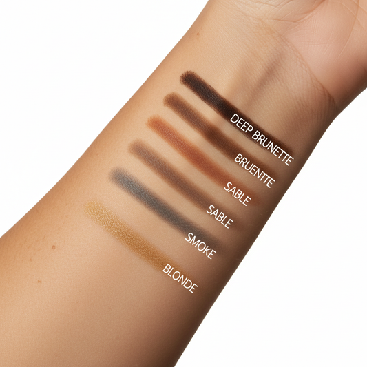 Precision Brow Pencil Arm Swatches