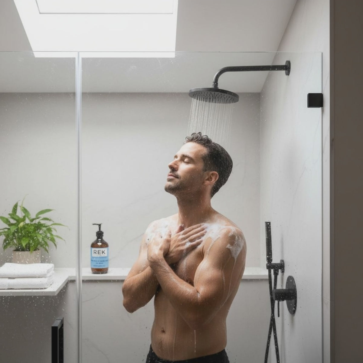 2-in-1 Hair & Body Wash for men.