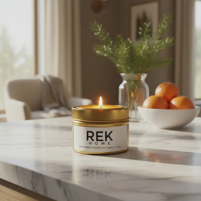 Pine Orange Soy Candle